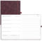 POPRUN Kalender 2025 2026 Buchkalender Notizbuch (Aug.2025-Dez.2026), ca. A4 (26,5 x 21,5 cm), Terminplaner, Wochenplaner Softcover mit PU-Leder, Zertifiziertem Papier - Weinrot