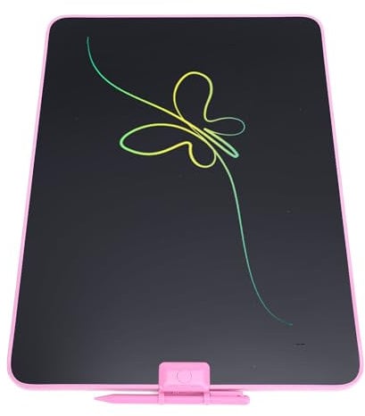 20 Inch LCD Writing Board Tablet Rechargeable Drawing Board, Early Education for Home (Red)