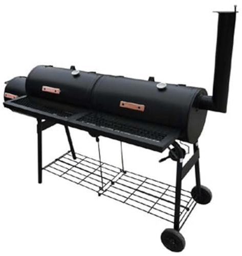 LLEZKBR Haus & Garten, Küche & Esszimmer, Küchengeräte, Outdoor-Grills, Heim-Smoker, BBQ, Nevada XL, Schwarz