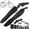 MINISOISO Fahrrad Schutzblech Set, 24-28 Zoll Universal Schnelle Demontage Spritzschutzset Vorne Hinten Schmutzfänger, Verstellbarer Schutzbleche Mountainbike/Rennrad, Schutz vor Spritzwasser