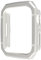 Quirxio Custodia rigida per PC per Apple Watch Ultra 49mm 41mm 45mm Cover placcatura in plastica per IWatch Series 9 8 7 6 SE 5 40mm 44mm Custodia protettiva(Silver,45mm)