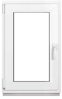 Framex Ventana de plástico blanco ancho x alto 60 x 90 cm (600 x 900 mm) 3 compartimentos (32 mm) basculante DIN derecho – Premium – Todos los tamaños