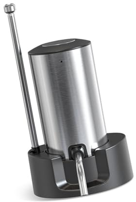 ZAYIUKI Stainless Steel Electric Wine Dispenser Automatic Rechargeable Aerator and Pourer Pump Wine Tasting Accessories