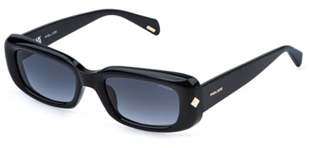 Police SPLR94 0700 Women's Sunglasses Glossy Black 53/20/140