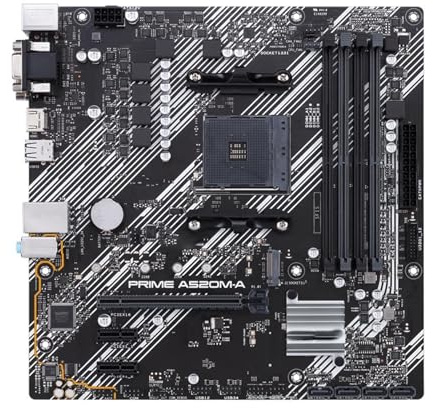 Placa Madre Placa Base Fit For ASUS Prime A520M-A AM4 4*DDR4 128G VGA+DVI+HDMI M-ATX