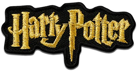 Catch the Patch Harry Potter Logo - (Größe: 6,1 x 3,3 cm) – Aufbügler & Applikationen in verschiedenen Größen – Ideal für Kleidung, Schulranzen, Jeans & Rucksäcke