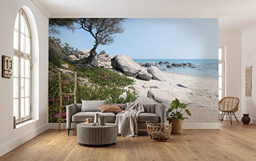 Komar Vlies Fototapete MEDITERRANE TRÄUME | Tapete, XXL, Dekoration, Natur, Landschaft, Schlafzimmer, Wohnzimmer, Büro, Flur | Größe 450 x 280 cm (Breite x Höhe) | SHX9-056