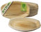 25 Bandejas de Hoja de Palma de 32.5 * 23 cm, Bandeja Desechable ecológicos para cumpleaños, Fiestas, barbacoas, Bodas, Eventos y picnics, vajilla desechable Biodegradable.Alternativa a Bandeja Bambú