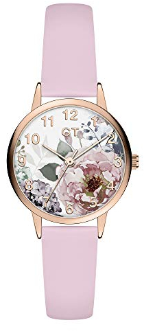 Cool Time Mädchen Kinder Armbanduhr (rosa-Gold)