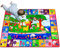 teytoy Baby-Spielmatte, große Baby-Matten für Bodenspiel, Baumwoll-Spielmatte für Kleinkinder, Krabbeln, super weich, dick (0,6 cm), faltbarer, rutschfester ABC-Teppich zum Lernen von Tieren