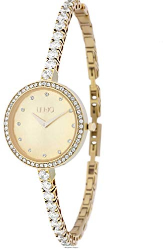 Liu Jo Damen Analog Quarz Uhr mit Edelstahl Armband TLJ1811
