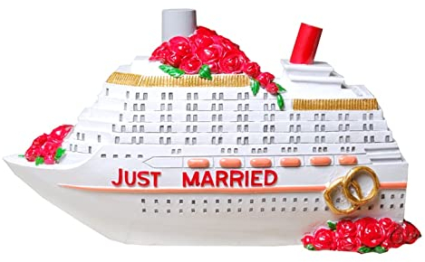 wunderschöne,hochwertige große Reisekasse,Hochzeitskasse,,Spardose,Sparbüchse, Boot,Kreuzfahrtschiff .Hochzeitsreise ca. 21 cm groß