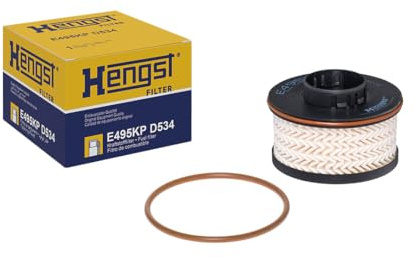 HENGST - Kraftstofffilter E495KP D534 - Kraftstoff-Filtereinsatz für KFZ - Entfernt Staub und Schmutz - Schützt den Motor und das Einspritzsystem