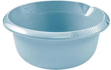 keeeper Universal-Schüssel mit Ausguss, Rund, 1,5 l, Ø 20 cm, Björk, Nordic Blue