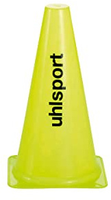 uhlsport MARKIERUNGSHÜTCHEN - geeignet für In- und Outdoorbereich, Ideal für Fußballtraining, Leichtathletik, Ausdauer und Verschiedene Ballsportarten
