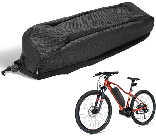 BORDSTRACT Bolsa Protectora de batería Ebike, Cubierta de batería Impermeable a Prueba de Polvo, protección de batería de Litio de Bicicleta eléctrica, para Lluvia, Nieve