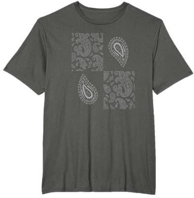 Paisley, Bandana-Stil T-Shirt