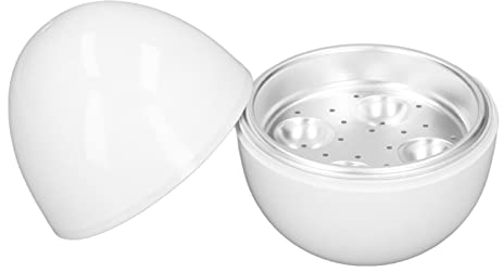 MáQuina para Hacer Huevos Duros, Horno de Microondas, Calderas de Huevos, 4 Huevos, Vaporizador de Huevos Multifuncional, MáQuina de Desayuno para el Hogar para Cocinar AlbóNdigas de Pan Al ,