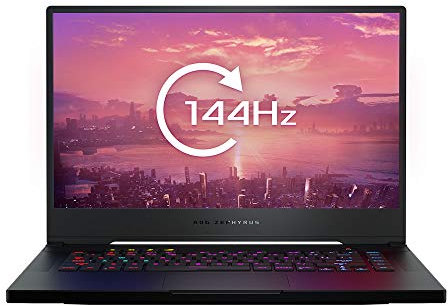 ASUS ROG Zephyrus S GU502GV 15.6 Inch Full HD 144 Hz Gaming Laptop - (Black) (Intel i7-9750H, Nvidia GeForce RTX 2060 6 GB , 512 GB PCI-e SSD, 16 GB RAM, Per Key RGB) (Renewed)