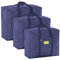Innova Blue Dotted Storage Bags with Zips & Handles (All Size)