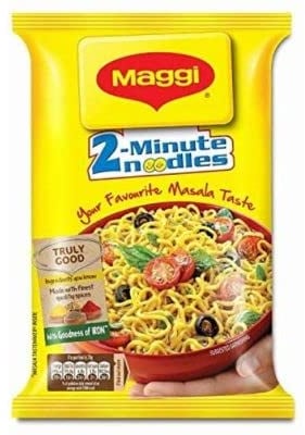 Maaggi 2-Minute Masala Spicy Noodles | Instant Noodles | Suitable For Vegetarians | Delicious Masala Flavour | (Pack of 40)