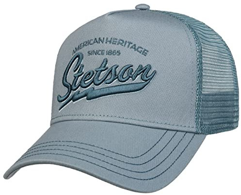 Stetson Since 1865 Trucker Cap Basecap Baseballcap Snapback Truckercap Meshcap blau One Size