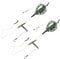 Lwuey Inline Method Feeder Rigs, Carp Fishing Tackle Hooks Bait Weights Capacity 35g 48g Quick Sink Mechanism Easy Release Precision Casting European Style Freshwater Saltwater Casual Tournaments