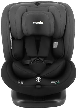 Nania Dune 360° Drehbar i-Size Kindersitz mit ISOFIX 40-150 cm (0-36 kg) Reboarder, ab Geburt -12 Jahre, ECE R129