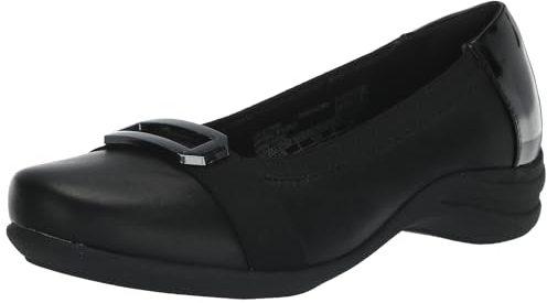 Avenue Damen Cloudwalkers Plus Size Flat Comfort Adele Stiefelette, Schwarz, 41.5 EU Weit