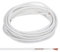 PATIKIL 19.7 pies Calibre 11 AWG Cable de Alta Temperatura-60-500 Grados Celsius Cable Electrónico de Fibra de Vidrio de Mica Aislado Resistente Al Calor y Flexible Blanco