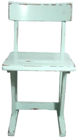 Shabby Kinderstuhl Schulstuhl Holzstuhl Stuhl mint grün 60er Jahre Landhaus Vintage Shabby Chic Möbel