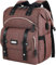 FuisDiL Laptop Backpack Womens, 15.6 Inch Computer Work Backpack with USB Port & RFID Blocking Pockets, Women Travel Backpacks Waterproof College Daypack (Rust, 15.6 inch)