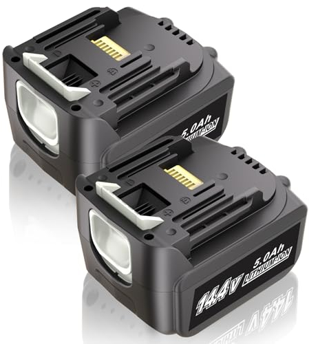 KUNLUN 2X 14,4V 5,0Ah Batteries pour Makita Batterie BL1430 BL1415 BL1440 BL1415N 196875-4 194558-0 195444-8 196388-5 194065-3