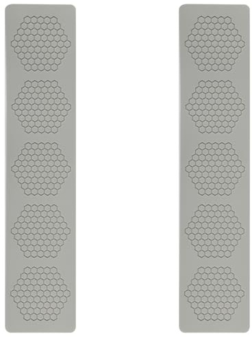 Rumyve 2pcs Honeycomb Molds,Chocolate Cake Baking Mold,Honeycomb Shape Embossing Mat Chocolate Mould for Baking Fondant Cupcake Cake Decorating