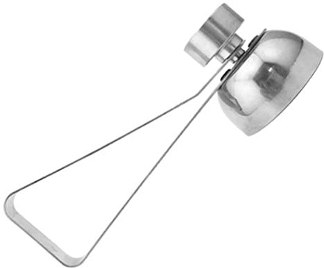 BEAHING Eieröffner Edelstahl Eiertopper 3,5 cm Entfernung Werkzeug Silber, Küchengadget -Werkzeug