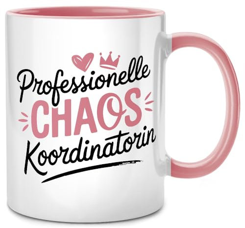 Seness Professional Chaos Coordinator Mug with Saying, Best Boss in the World, Farewell Colleague Gift, Boss Boss, XXL Office Gadgets Work, Farewell Gift Colleagues, Mum Mother's Day (2)
