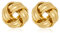 LILIE&WHITE Ohrringe– - Elegante Knotenohrstecker für Damen, Klassischer Goldschmuck im zeitlosen Design, Perfekt für Alltag und besondere Anlässe