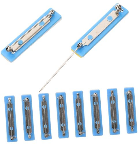 Sewroro 10stücke Selbstklebende Sicherheitsnadeln Mit Pin-rückseite Anstecknadel Für Ausweise Brosche Mit Balken Für Namensschilder