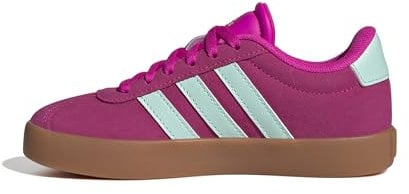 adidas VL Court 3.0 Shoes Kids, Scarpe Unisex - Bambini e Ragazzi, Rosa Shock Semi Flash Aqua Lucid Limone, 2 UK Child