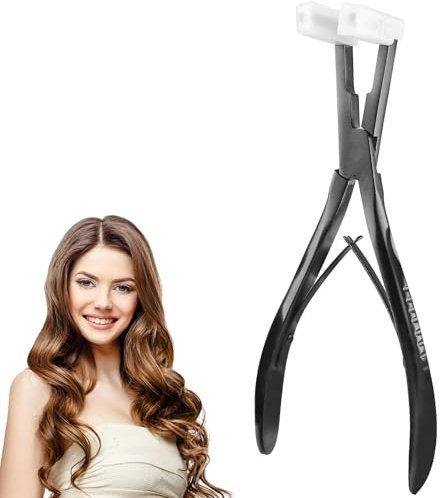 Pinzas para extensiones de cabello, pinzas para extensiones de pelo, pinzas para cinta textual, pinzas de sellado de pelo, extensiones de pelo real, herramienta de peinado, extensión de pelo para