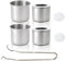 Qsvbeeqj Ethanol Burning Pots Stainless Steel Chamber Inserts With Glass Wool Bioethanol Burners For Table Fireplaces