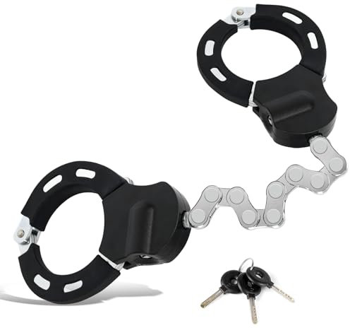 E Scooter Schloss, Handschellenschloss E Roller Schloss mit Drei Schlüssel, Hohe Sicherheit Diebstahlschutz Schlösser für E Scooter/Fahrräder/E-Fahrrad