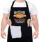 XCSJKJ Grillschürze für Männer Kochschürze Herren Schürze lustig, Grill schürze für Männer küchenschürze Herren personalisiert Grill Schürze mit 2 Taschen Grill Schürze (02-OLDTIMER MODELL)