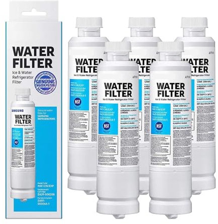 Filtre À Eau For Réfrigérateur, Compatible Avec Samsung, DA29-00020B, DA29-00020A, HAF-CIN EXP Advanced(5 packs)