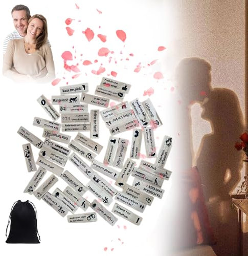 DORIMI Jeux Sexuelle Adulte Couple, Jeu de Tour de Blocs Coquins 48 Pièces, Tour en Bois Adulte Coquin Français, Jeu d'Empilage pour Couples, Hot Tour en Bois Mariage, Sensuel et Amusant (48 Pcs)