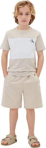 Calvin Klein Jungen Color Block 2-p T-Shirts Lvcksja46b S/S T-Shirt (2er Pack)