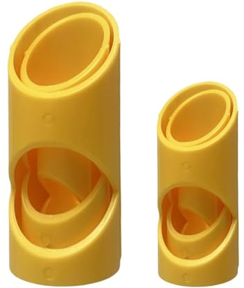 Rohrmessungsschneider-Set, verschiedene Größen, langlebiges Gerät, 15–53 mm, für HVAC-Rohrisolierung, Schaumstoffrohrschneider mit Tiefenmarkierungen, 6-teilig