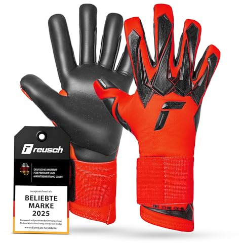 Reusch Profi Torwarthandschuhe Erwachsene | starker Grip & sicherer Halt | 4mm Profi Haftschaum, optimale Passform, für Training & Spiel, geeignet für Kunstrasen & Naturrasen, Größe 7-11, Raptor Pro