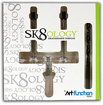 Sk8ology Skateboard-Deck-Display mit Drillbit-Kunst-/Wandaufhängung