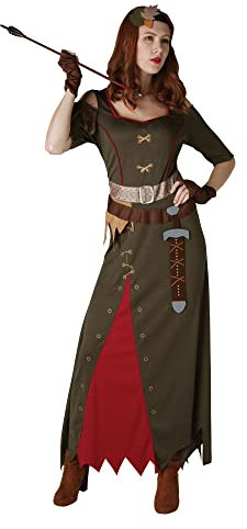 Rubie's Offizielles Maid Marion Damenkostüm, mittelalterliche Lehrer, verkleiden sich, Damengröße XS, UK 6, Halloween